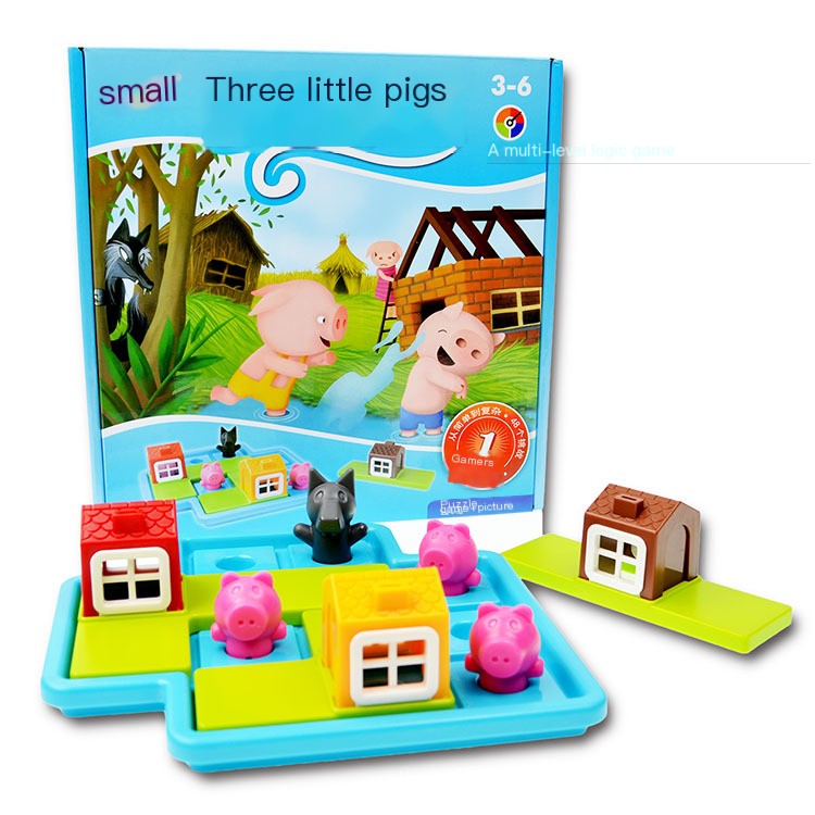 Three Little Pigs Puzzle Game