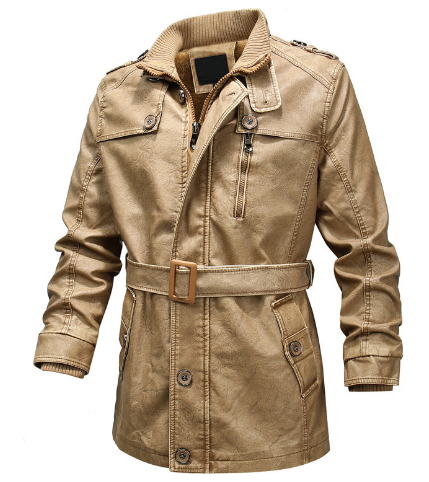 Fashion Outdoor Motorcycle PU Leather Jacket - Image 1