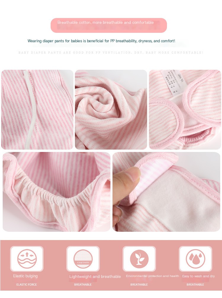Soft Cotton Diaper Pants