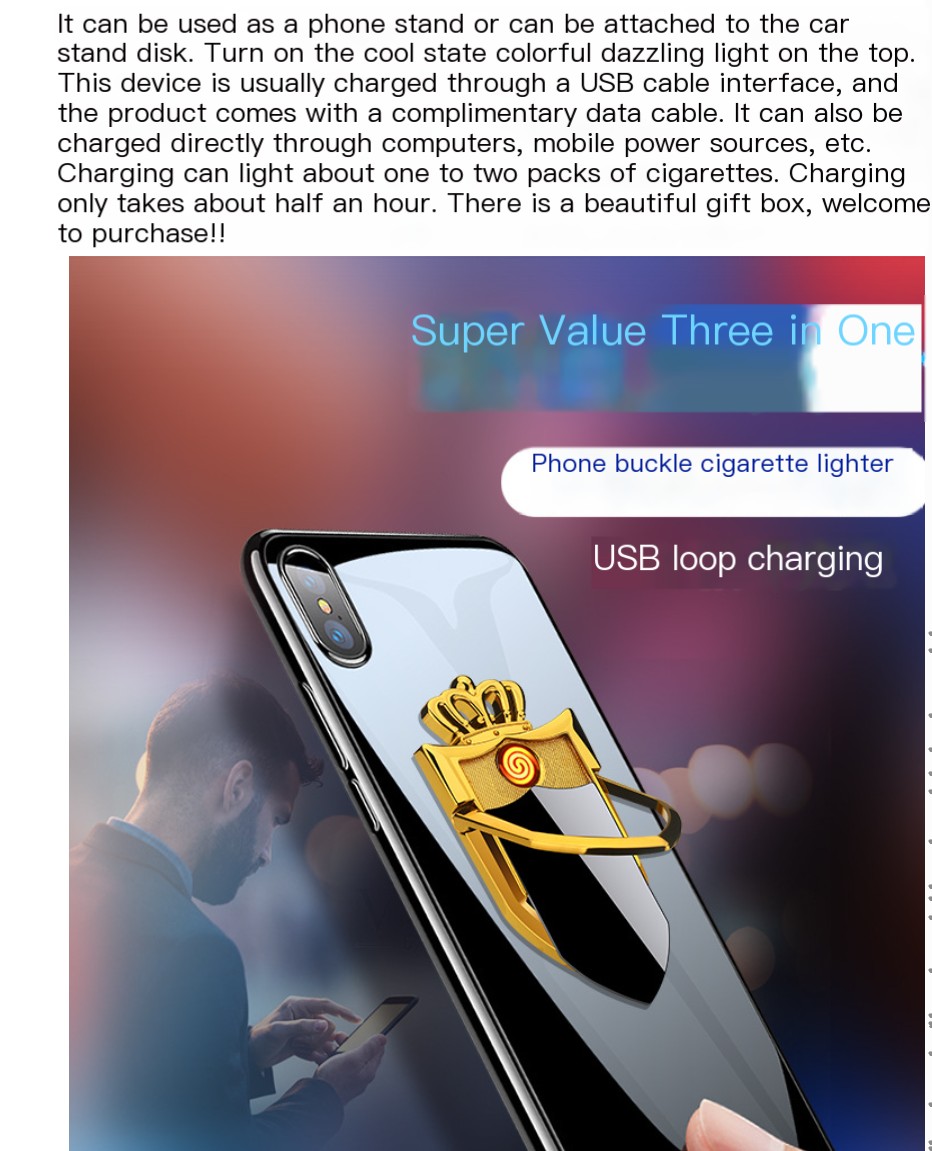 Creative Crown Cigarette Lighter - Style 10