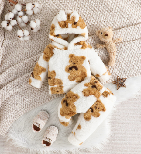 Cartoon Bear Winter Set Image 1