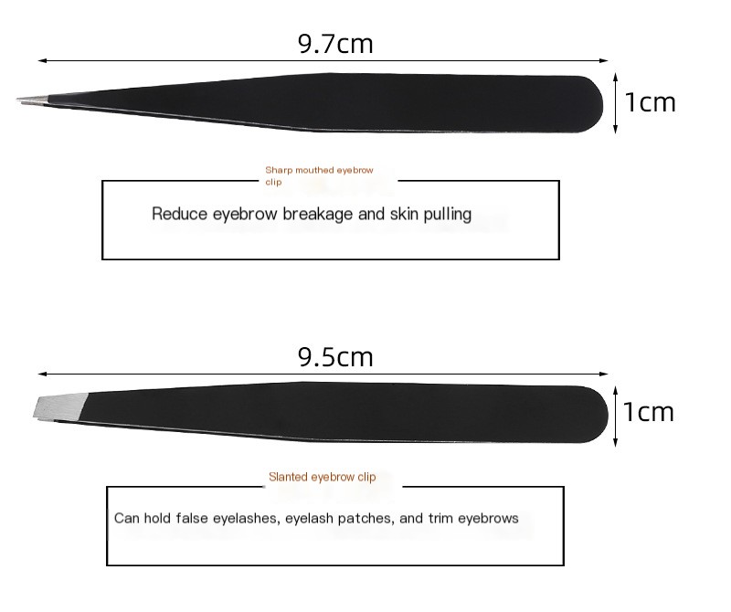 Eyebrow Tweezer Set 12
