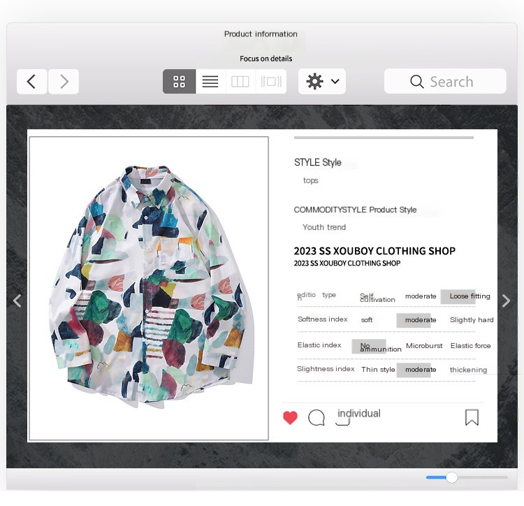 Casual Abstract Printed Shirt 4