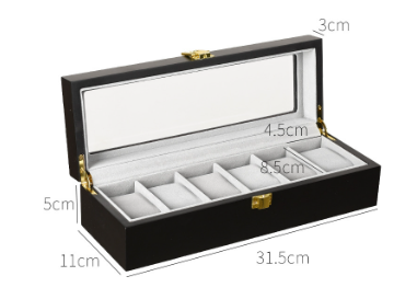 Elegant interior of watch box