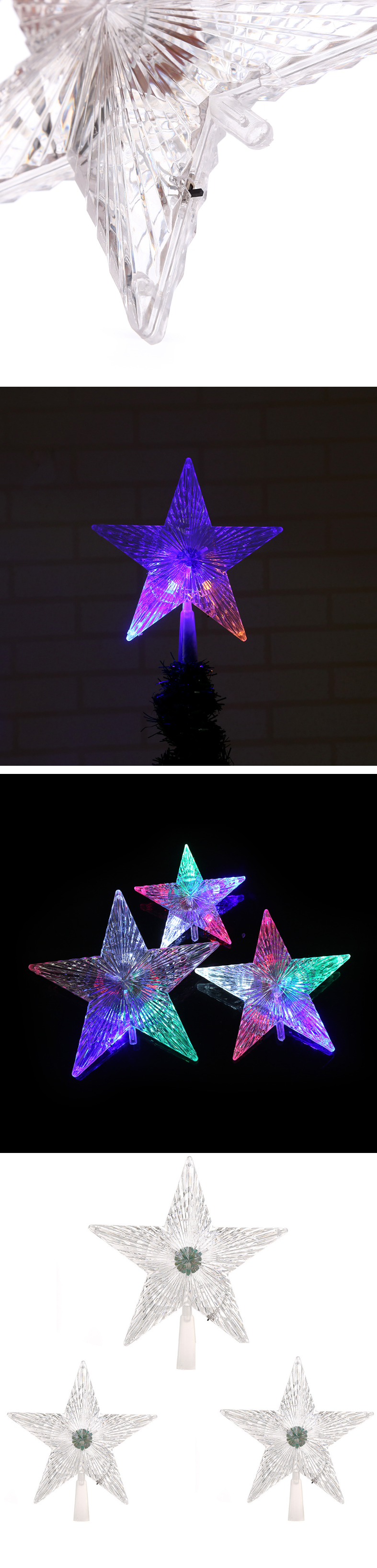 LED Star Tree Topper