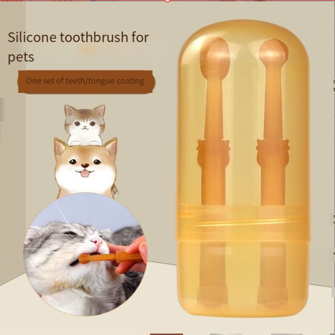 Cat Toothbrush Set Image 2