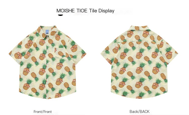 Pineapple Print Blouse 3