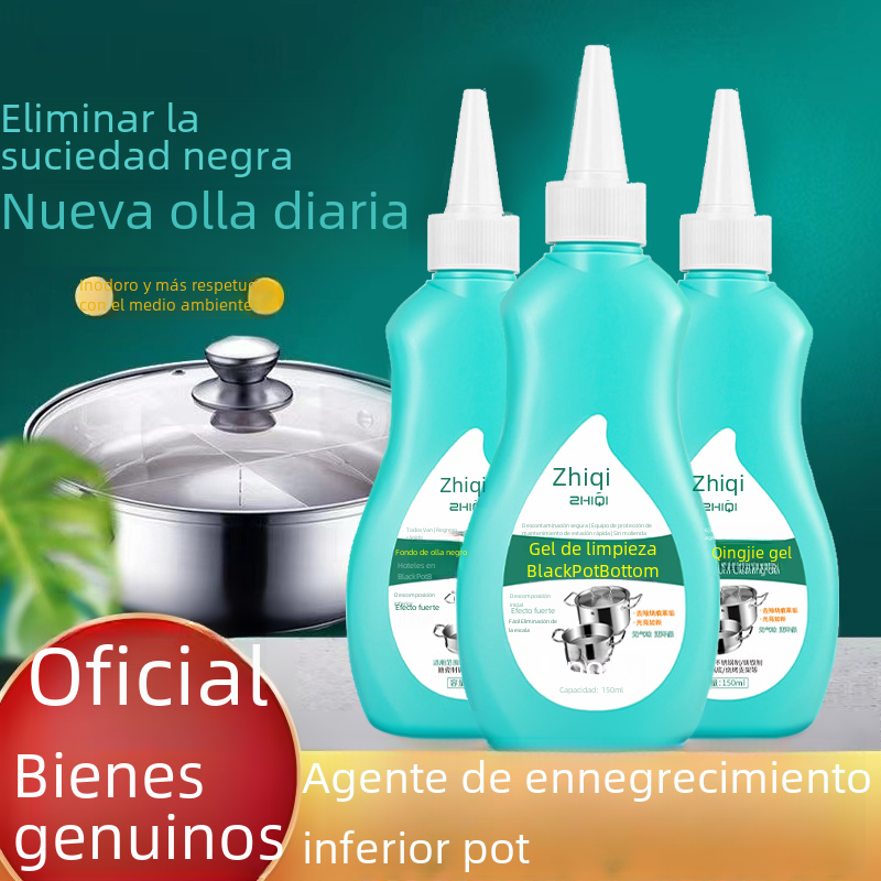 To the odd black pot bottom cleaning gel genuine oil and black scale stainless steel kitchen utensils special black pot bottom cleaner image