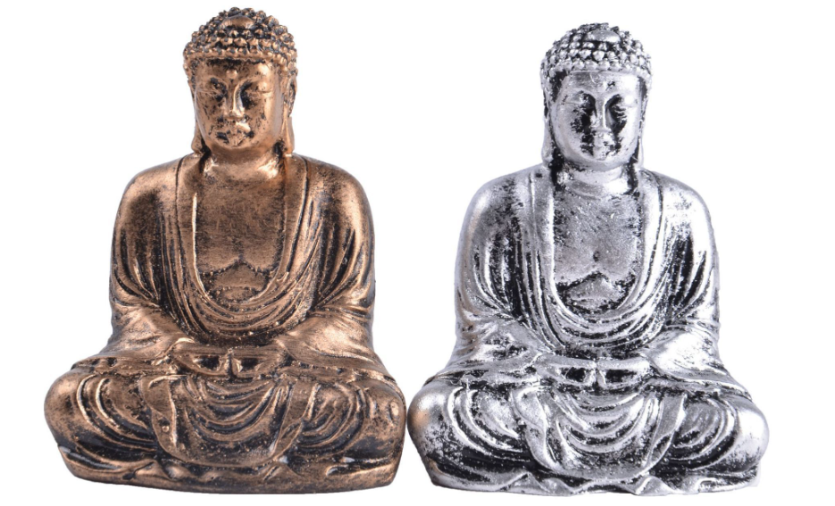 Buddha Figurine Silver