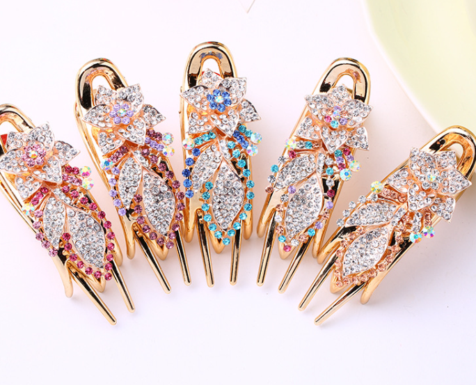 Alloy Diamond Hair Clip 5