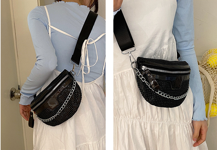 Trendy Crossbody Bag - Side View