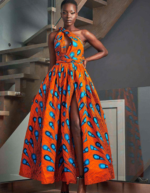 African Print Dress Image 7