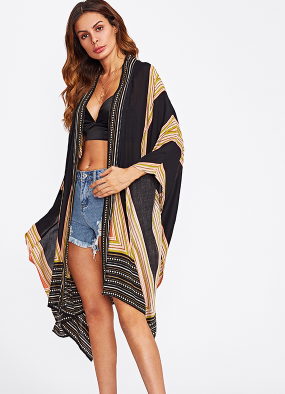 Long Cardigan Beach Cover-Up