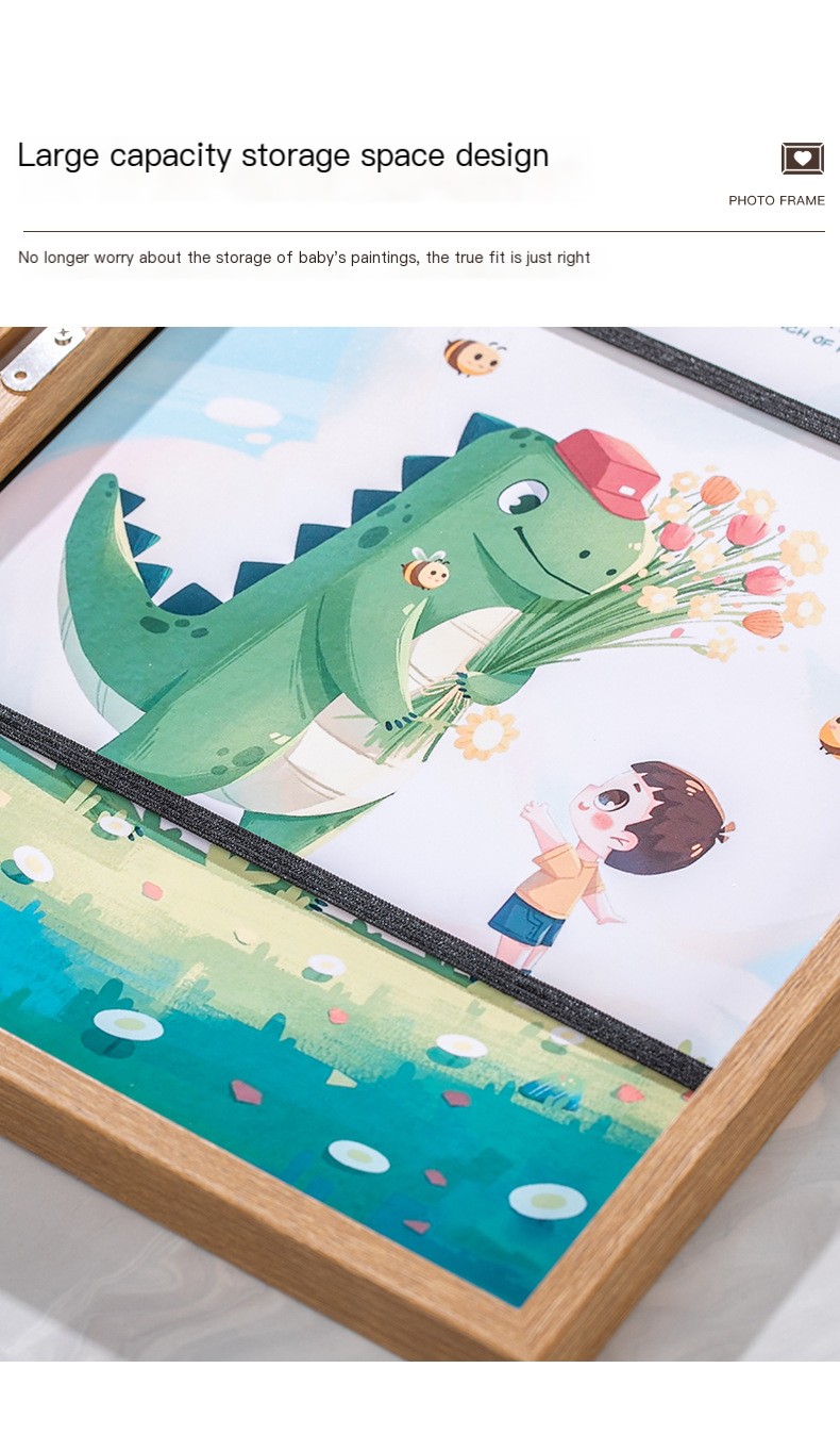 Magnetic picture frame