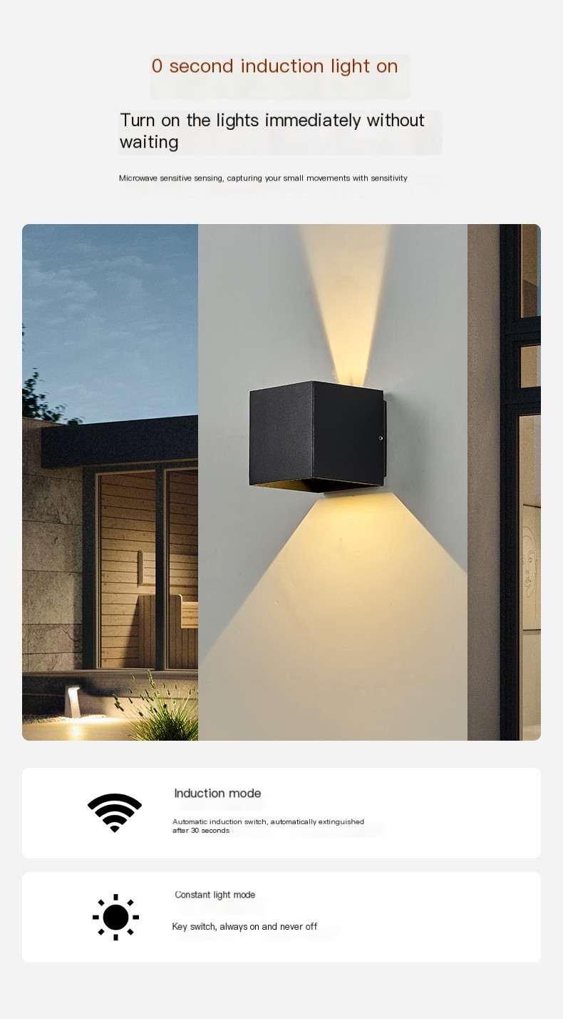 USB Rechargeable Wall Light