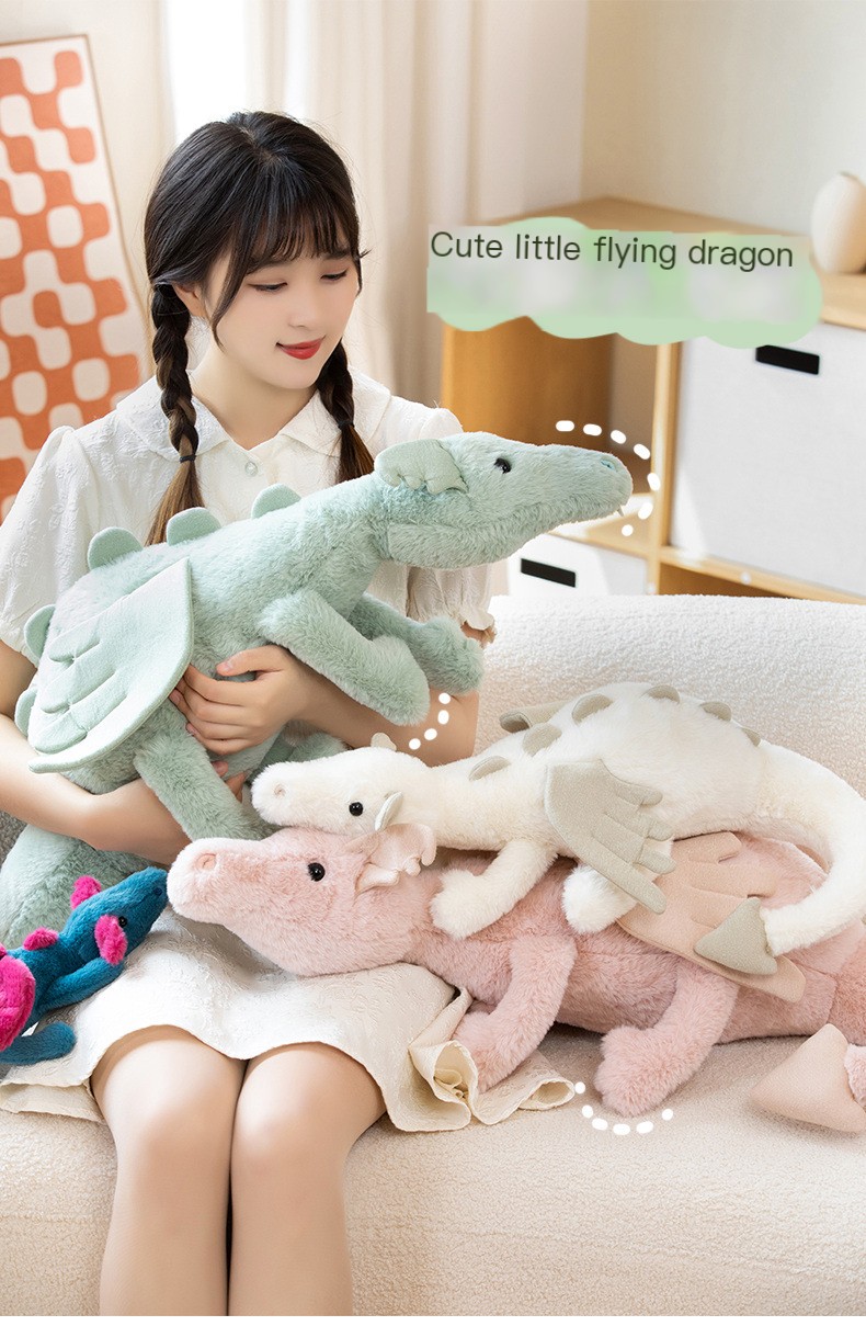 Cute flying dragon plush