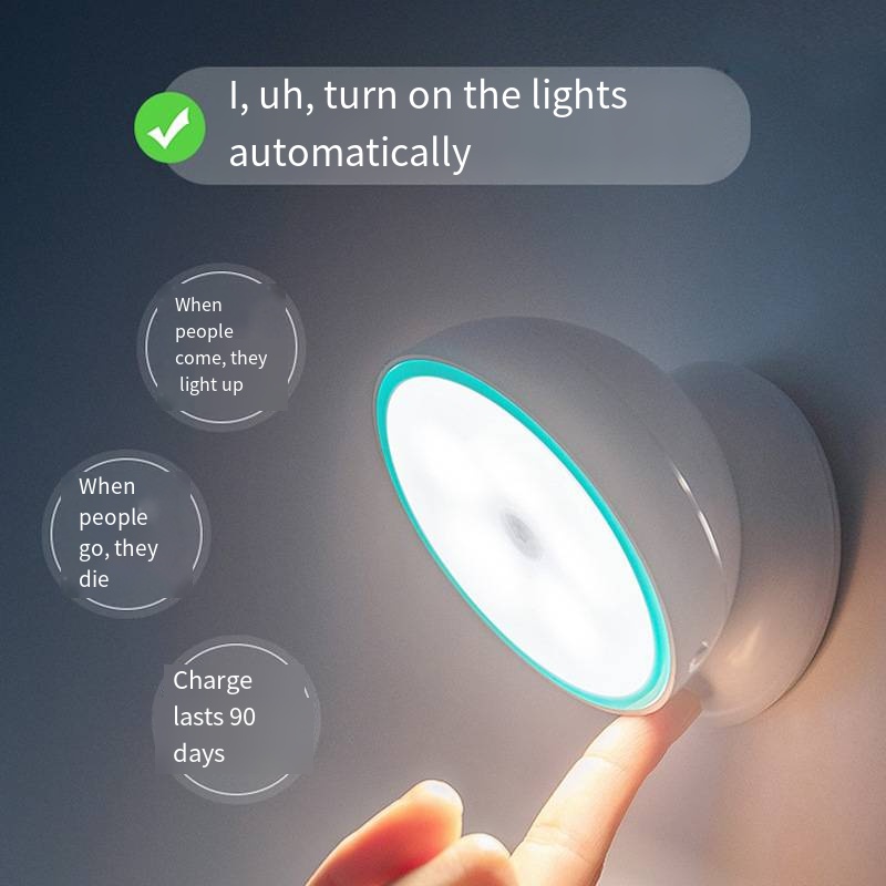 LED Sleep Night Light in Use