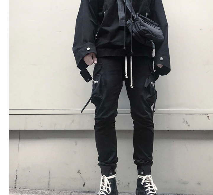 Stylish Black Overalls