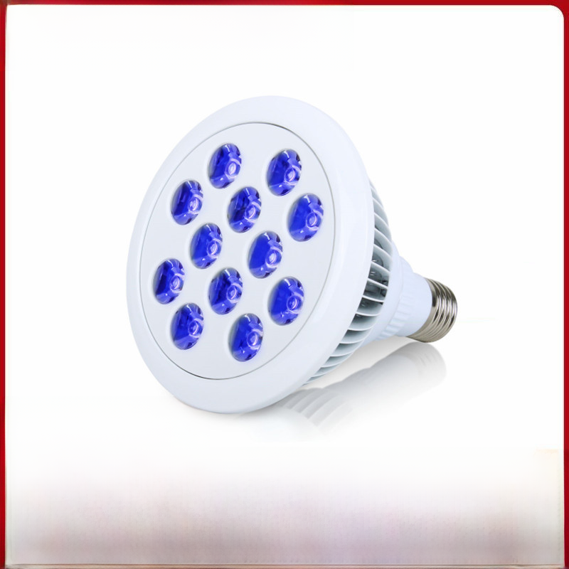 PAR38 Blue Light 450-460 Composite Blue Light Spotlight Household Yellow Removal Blue Light Newborn Yellow Removal Spotlight image