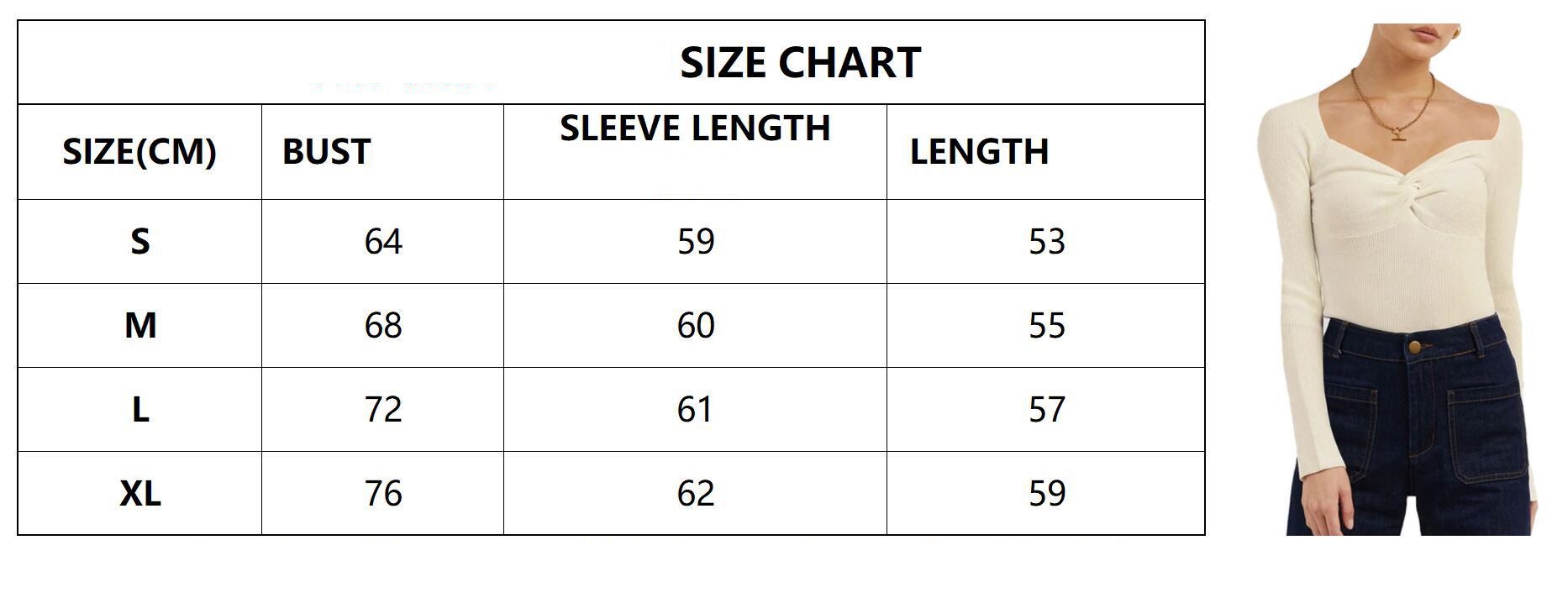 Women's Chest Cross Long Sleeve Sweater