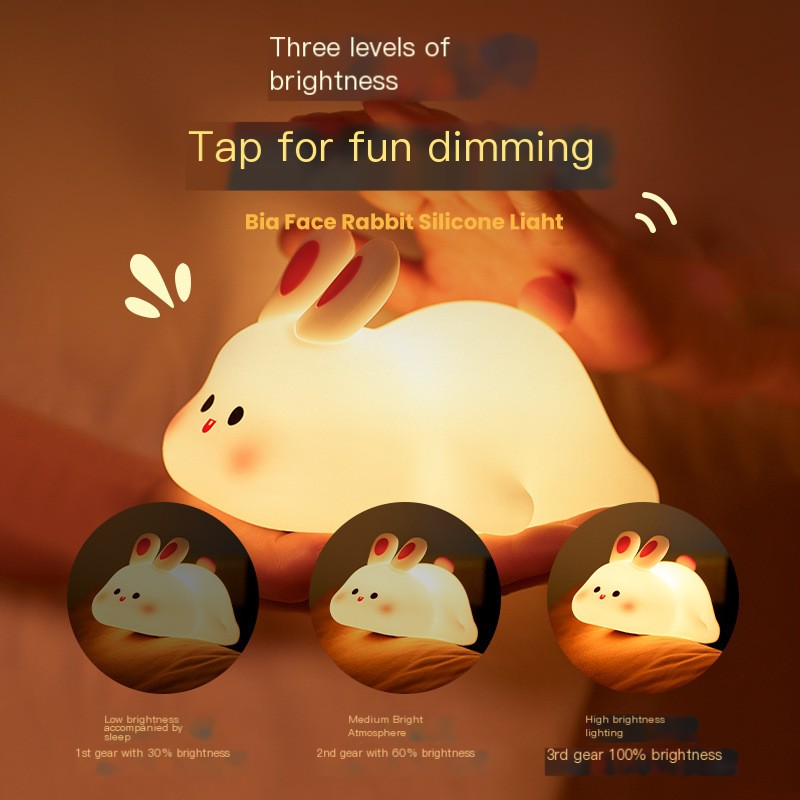 Big Face Rabbit Night Light