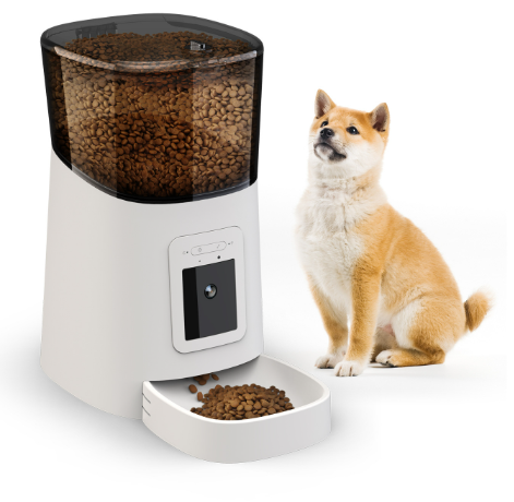 ROJECO Automatic Cat Feeder Black
