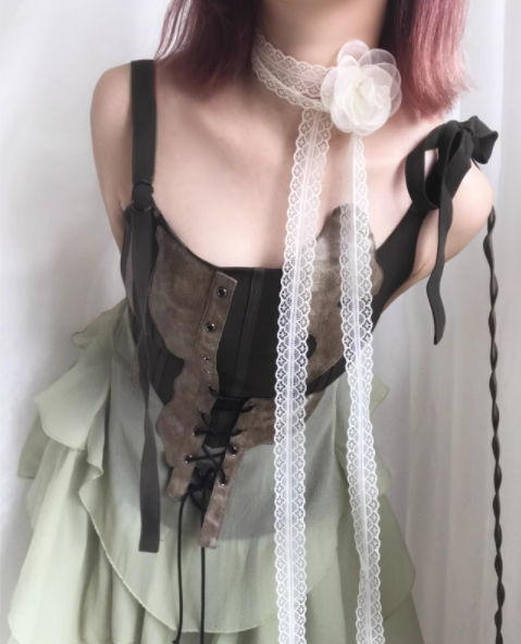 Image 2 of Niche Design Two-way Wear Halter Tube Top