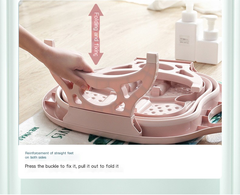 Folding Foot Bath with massage feature