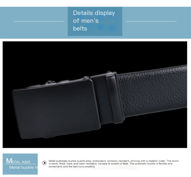 Men's Luxury Belt - Automatic Buckle