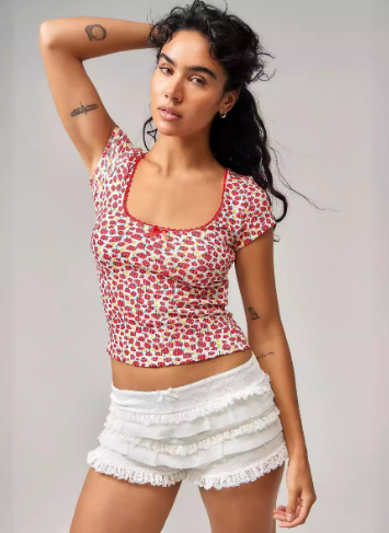 Women Knit Shorts Image 4