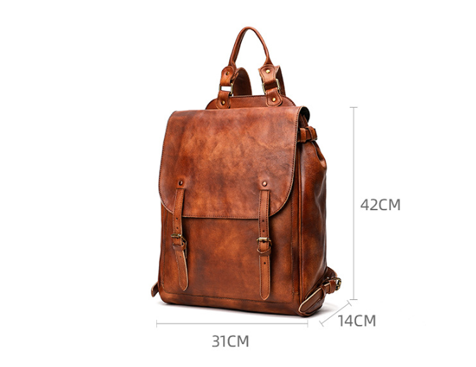 Leather Backpack Image 4