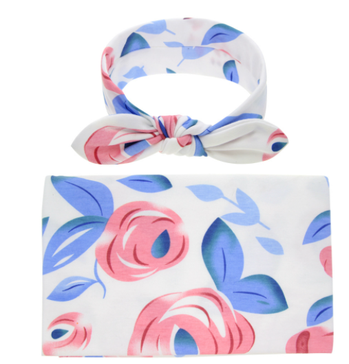 Baby Floral Print Robe Image 2