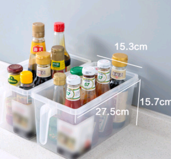 Transparent Non-Toxic Refrigerator Storage Box