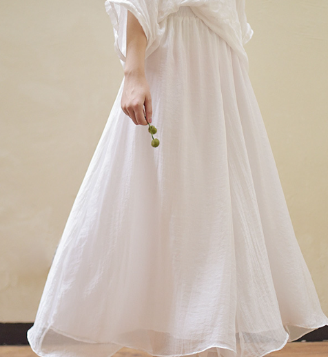 Bamboo Cotton Wide Leg Pants - Gray