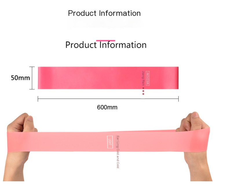 Elastic Band Fitness Resistance Band - Pink