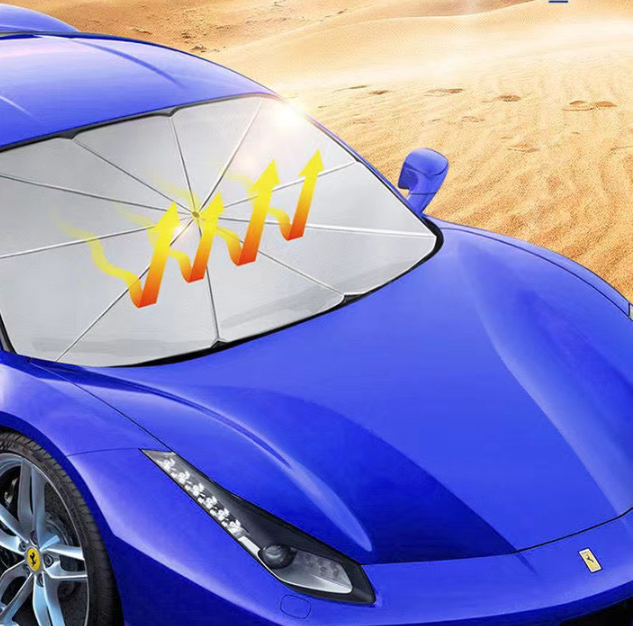 AutoUmbrella | Voorkom dat zonlicht het interieur van je auto opwarmt