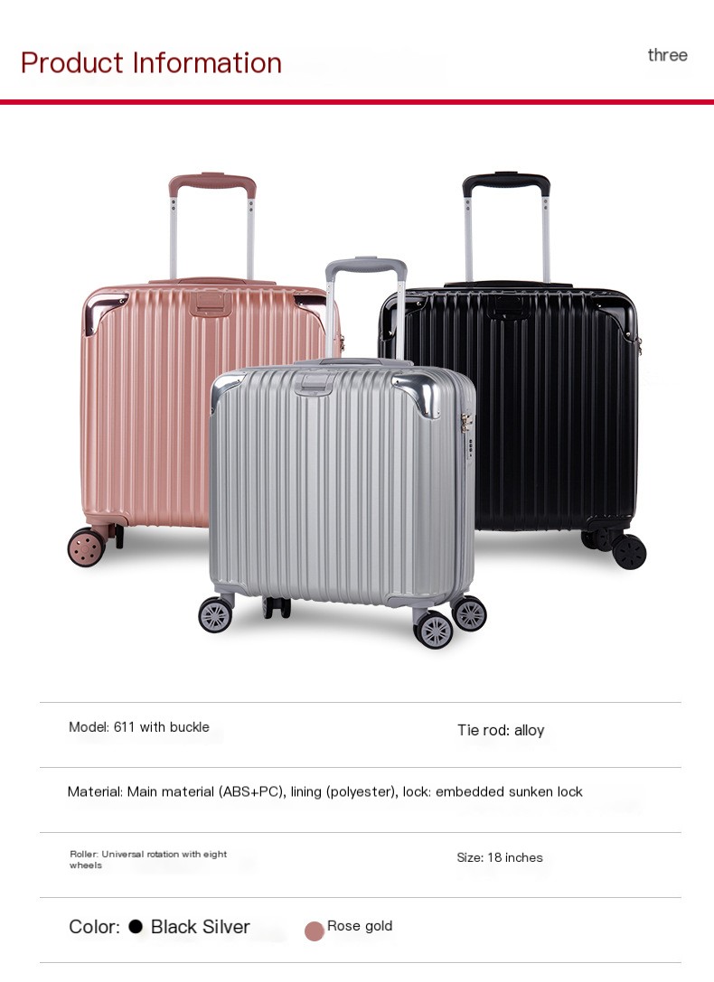 Waterproof Aluminum Frame Trolley Case