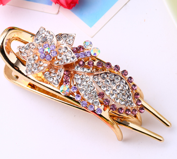 Alloy Diamond Hair Clip 4