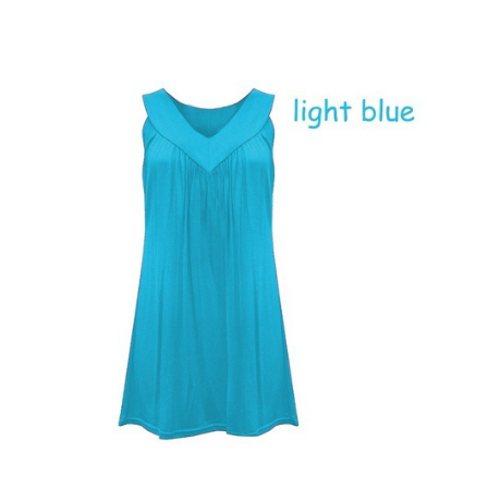 V-neck Sleeveless Dress - Image 3