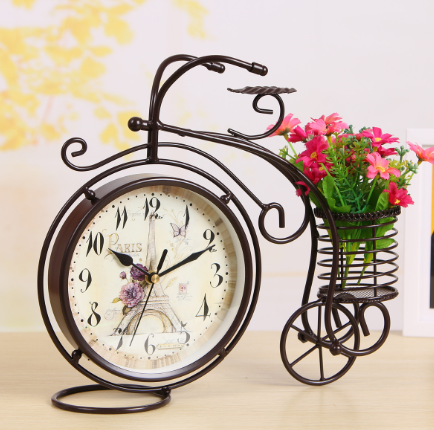 Retro Wall Clock - White