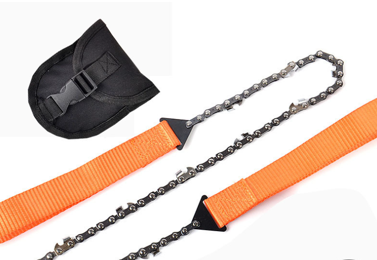 Camping Zipper Saw in Action