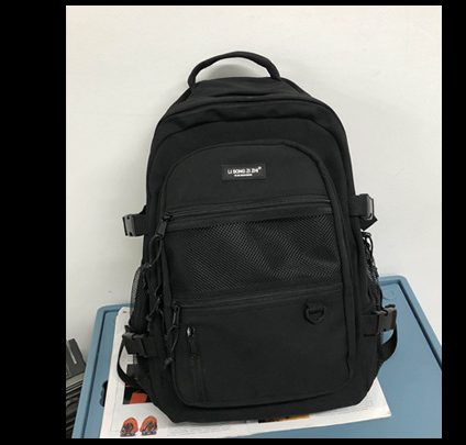Backpack in black color
