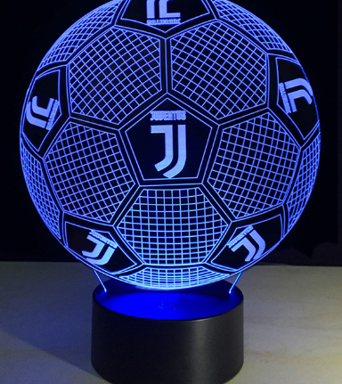 Luminária de Led Bola de Futebol - Color Options