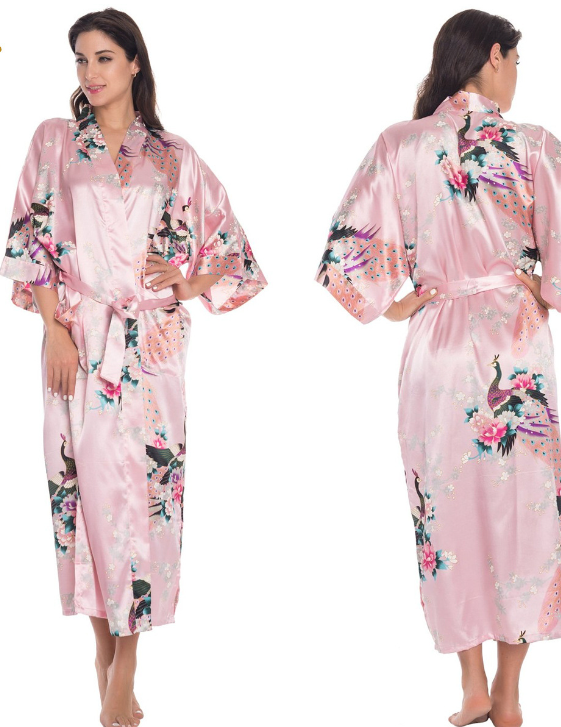 Peacock Long Robe Image 3