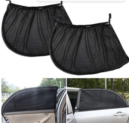 Black Mesh Side Window Sunshade