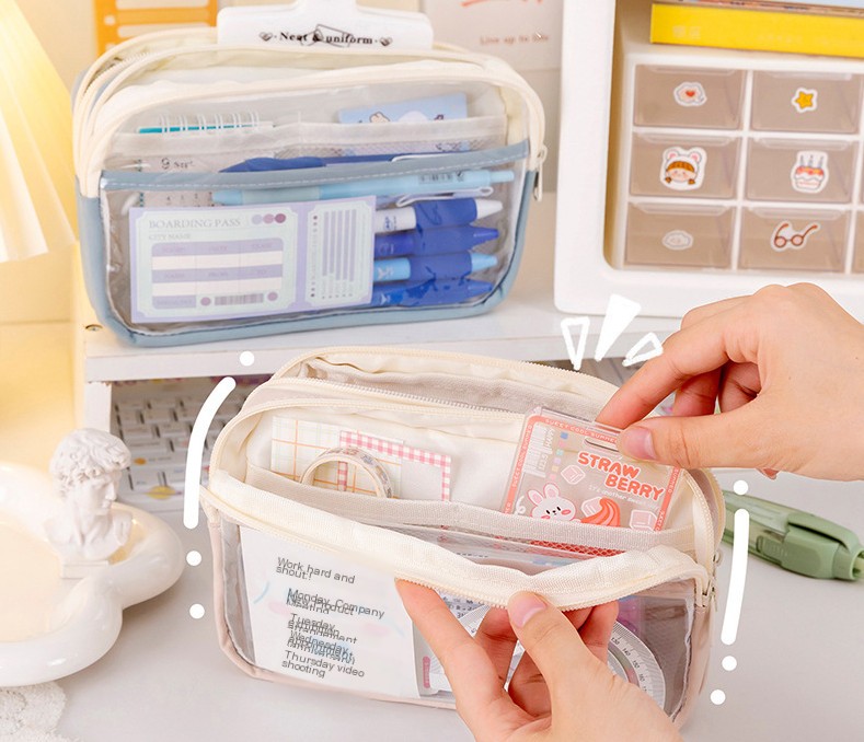 Three-layer Pencil Case Image 2