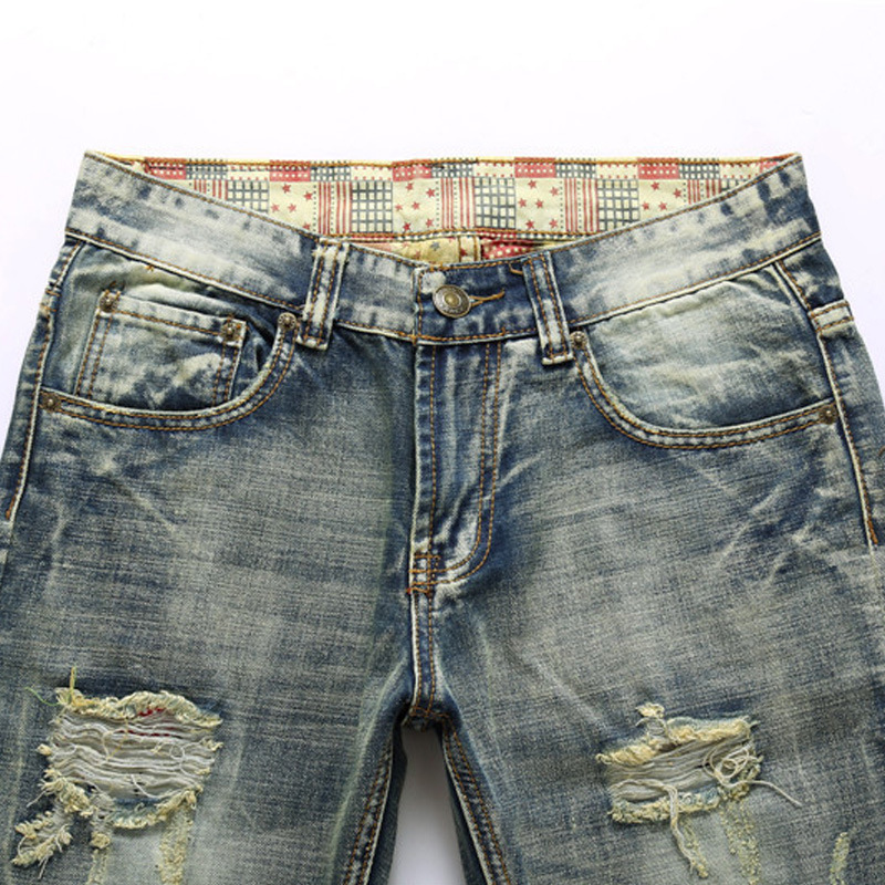 Back View of Denim Jeans