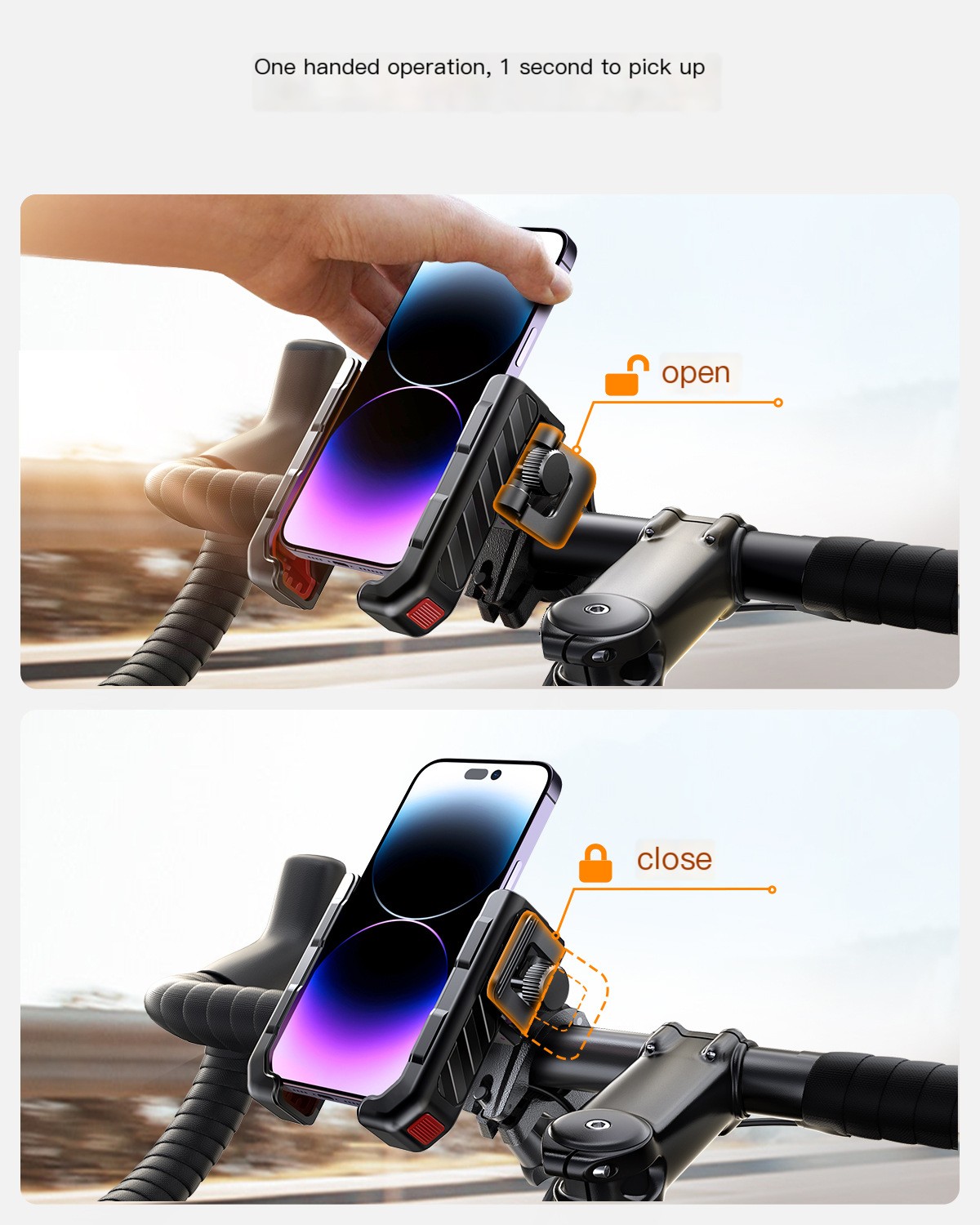 Lightning bike stand
