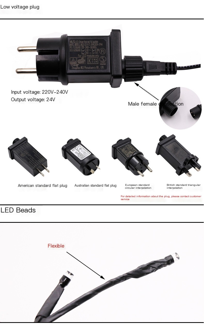 Branches lumineuses LED 7