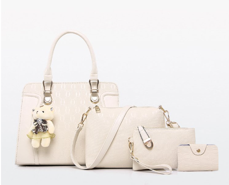 Women's Solid Color Bag Set Image 6